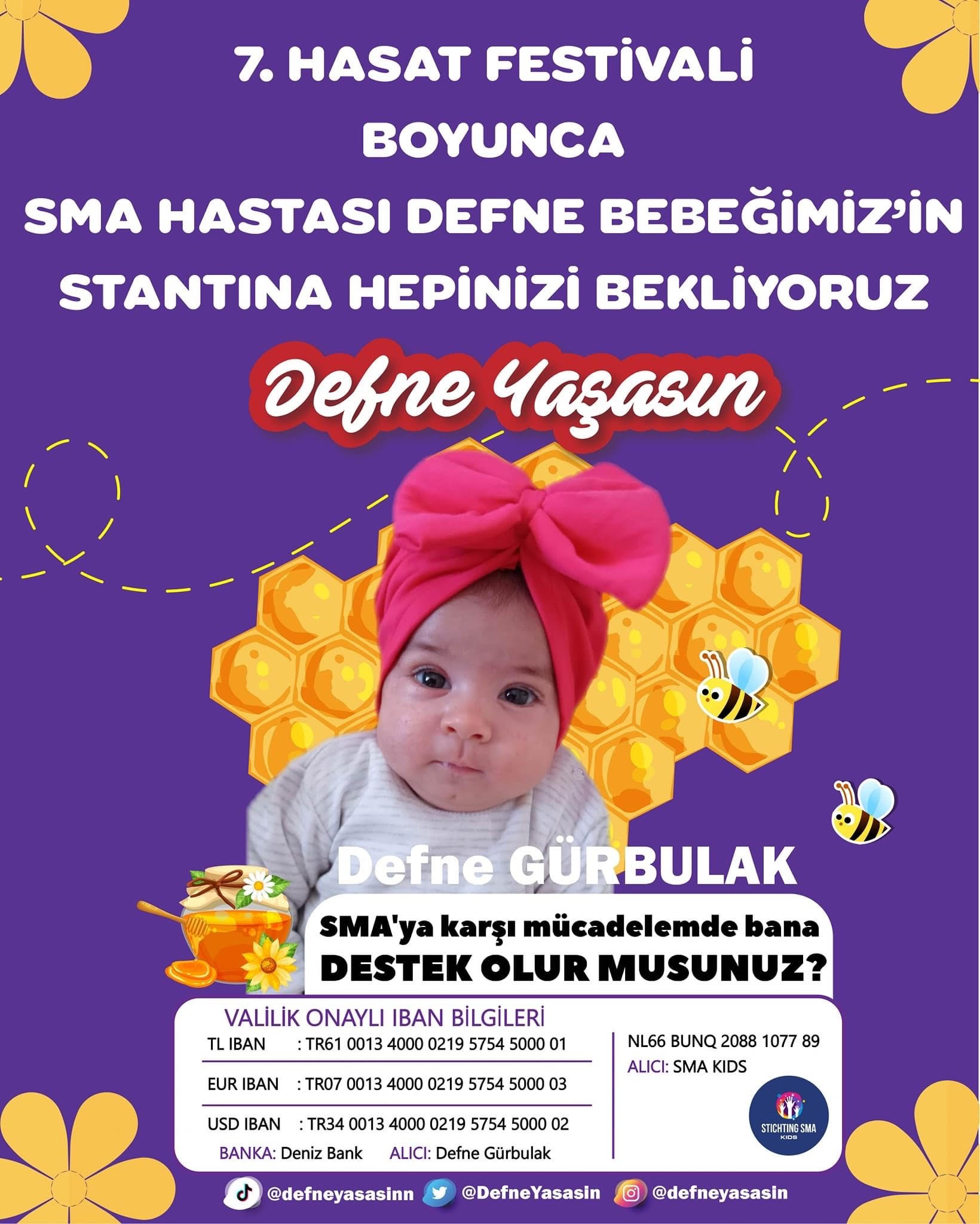 Başkan Doğruer’den Sma Tip-1 Hastası Defne Gürbulak için destek çağrısı
