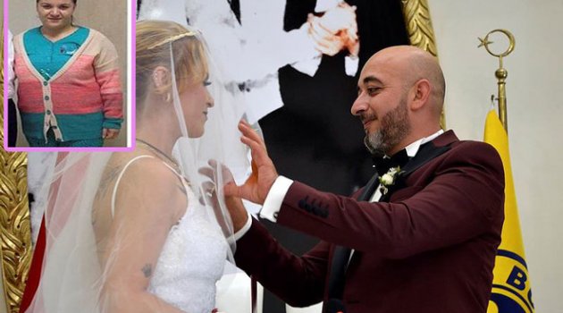 108'den 52 kiloya düşüren doktorunu nikah şahidi yaptı