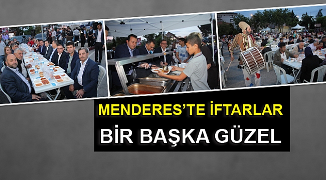 Menderes’te İftarlar Bir Başka Güzel