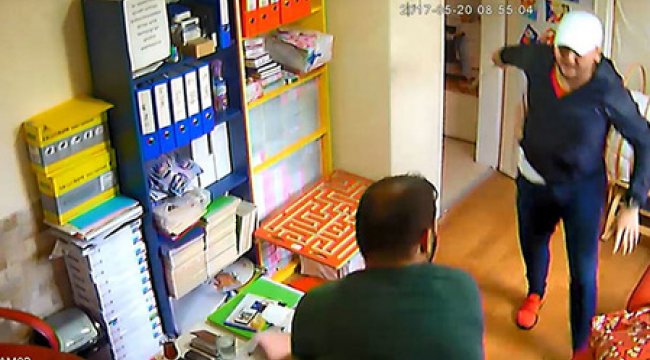 Oğlunu görmek isteyen baba bıçakla kreşi bastı