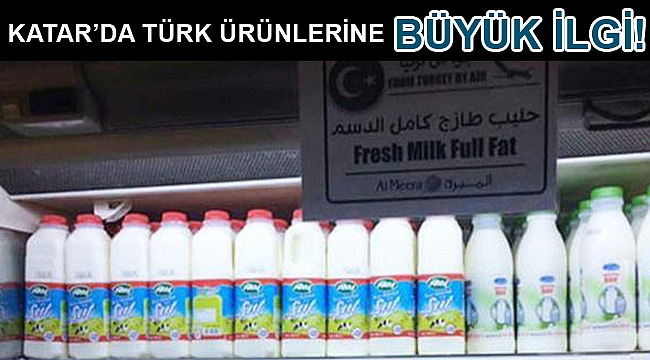 Katar'a ulaşan Türk ürünlerine büyük ilgi!