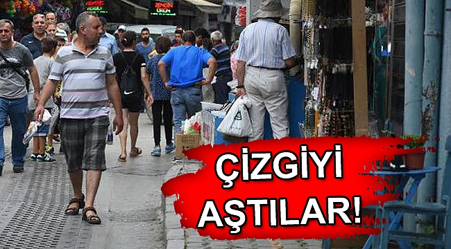 Çizgiyi aştılar
