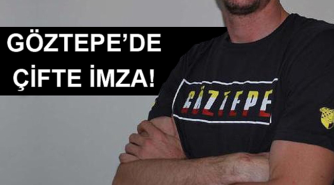 Göztepe'de hentbolda çifte imza