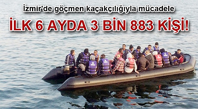 İzmir'de Göçmen Kaçakçılığıyla Mücadele