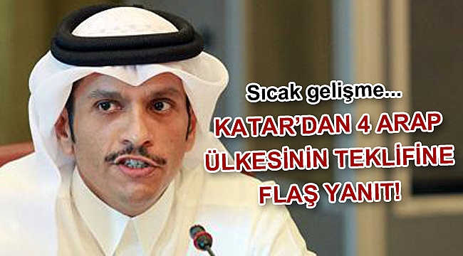 Katar'dan 4 Arap ülkesinin 'şartlı diyalog' teklifine ret