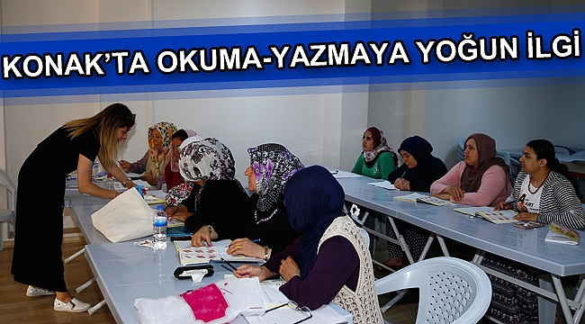 Okuma-yazmaya yoğun ilgi