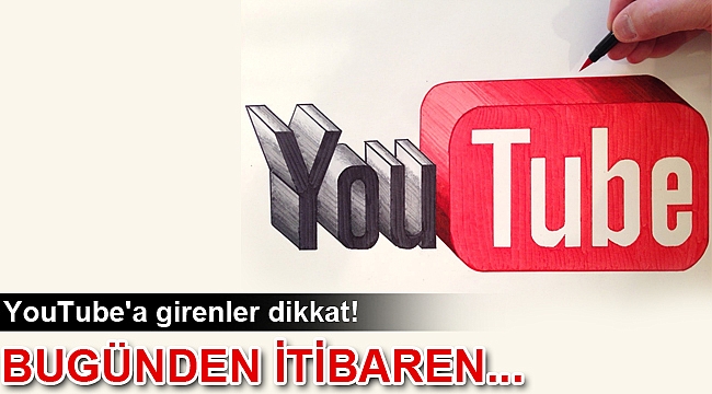 YouTube'a bilgisayar başından girenler dikkat! Bugünden itibaren...