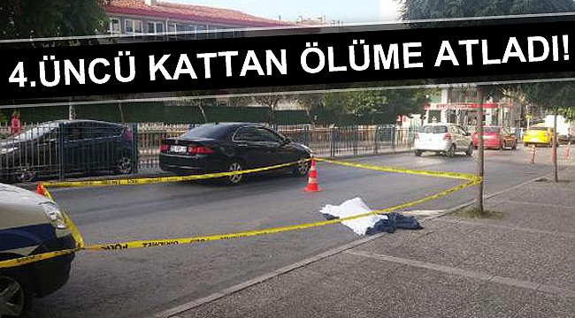 4'üncü kattaki balkondan ölüme atladı