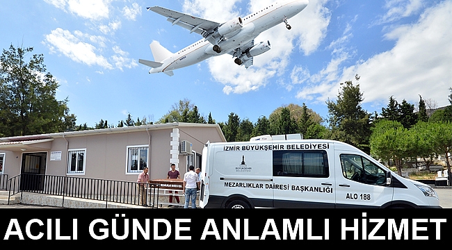 Acılı günde anlamlı hizmet