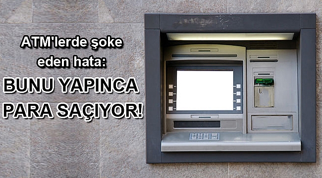 ATM'lerde şok eden hata
