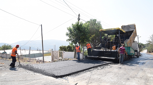 Eğridere, Çamiçi ve Kayadibi mahallerine ulaşımı sağlayan yollar yenileniyor