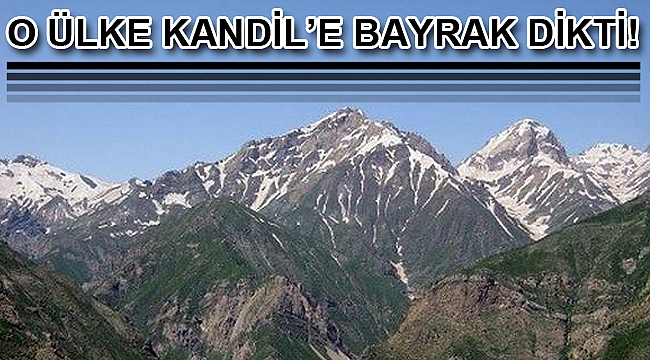 İran, Kandil'e bayrak dikti