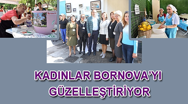 Kadınlar Bornova’yı güzelleştiriyor