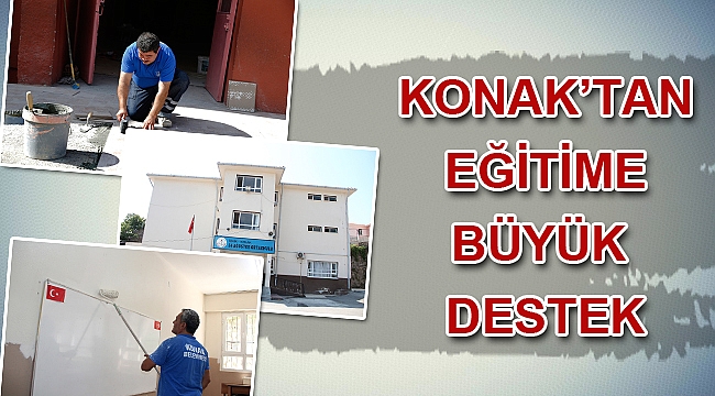 Konak’tan eğitime büyük destek
