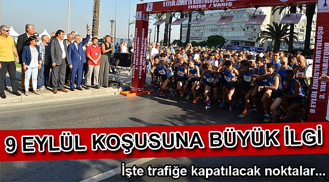 9 Eylül koşusuna büyük ilgi