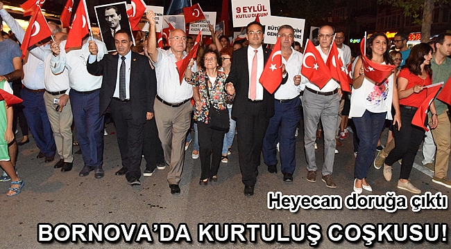 Bornova'da kurtuluş coşkusu