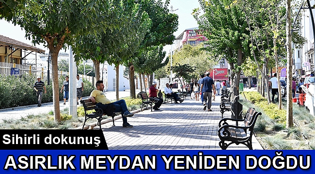 Çiğli Kasaplar Meydanı'na sihirli dokunuş