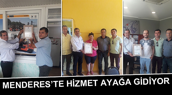 Menderes’te Hizmet Ayağa Gidiyor