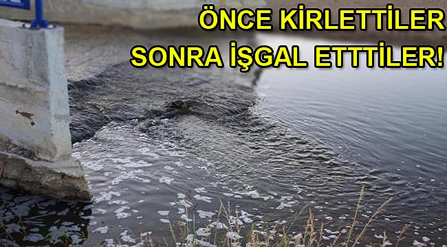 Salihleraltı'nda deniz kirliliği ve kıyı işgali tepkisi