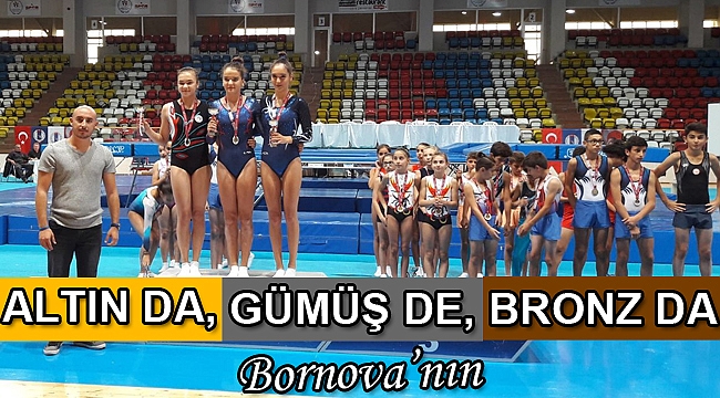 Bornova Belediyesporlu cimnastikçiler Federasyon Kupası’ndan 3 madalya ile döndü