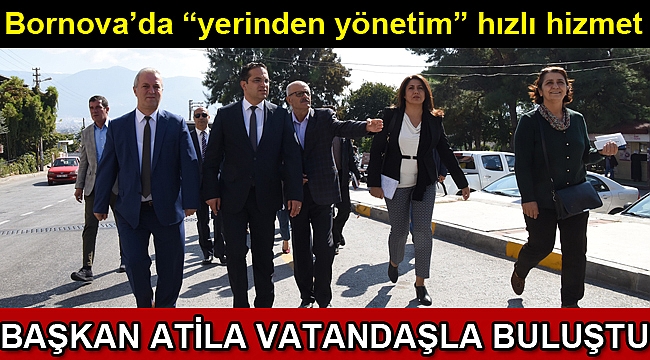 Bornova’da “yerinden yönetim” hızlı hizmet