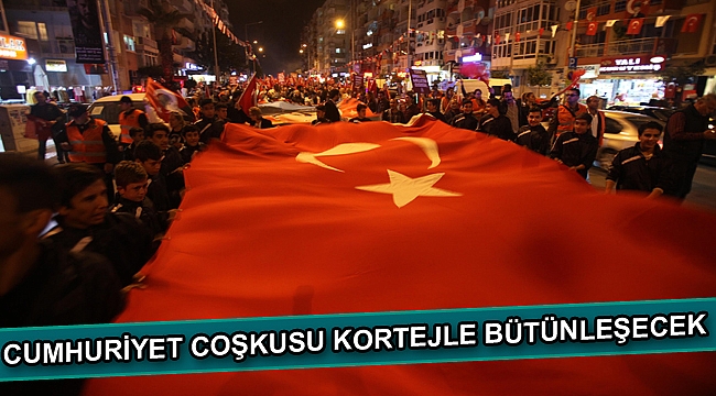 Cumhuriyet coşkusu kortejle bütünleşecek