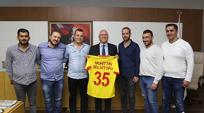 Göztepelilerden Başkan Selvitopu'na formalı ziyaret