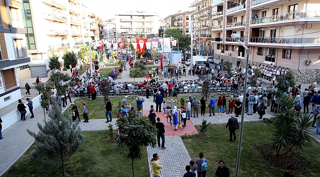 Karşıyaka’da Okan Yüksel Parkı açıldı