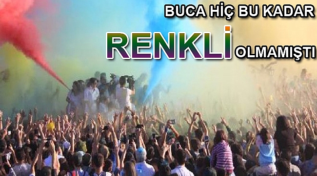 Renklerin Festivali’nde Gölet gökkuşağı gibi oldu