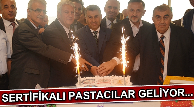 Sertifikalı pastacılar geliyor…