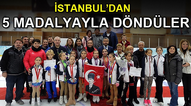 5 madalyayla döndüler