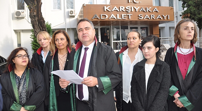DÜNYA ÇOCUK GÜNÜ BASIN AÇIKLAMASI, ALPEREN’İN DAVASININ GÖRÜLDÜĞÜ KARŞIYAKA ADLİYESİ’NDE YAPILDI