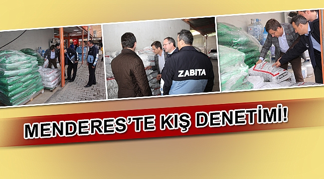 Menderes’te Kış Denetimi