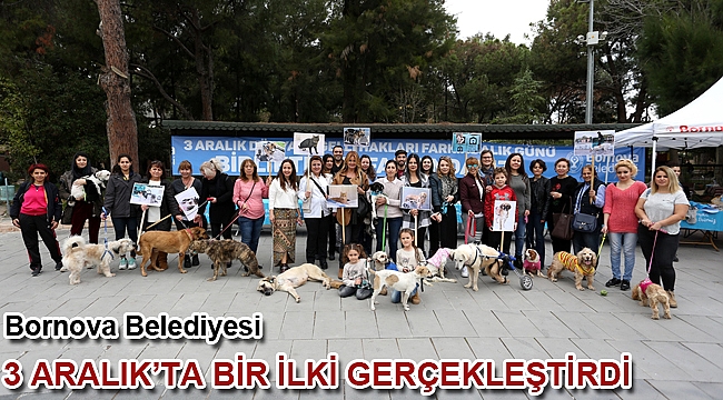 Bornova Belediyesi 3 Aralık’ta bir ilki gerçekleştirdi