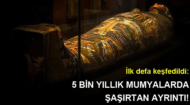 5 bin yıllık mumyalarda dövme bulundu!