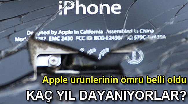 Apple ürünlerinin ortalama kullanım ömrü hesaplandı