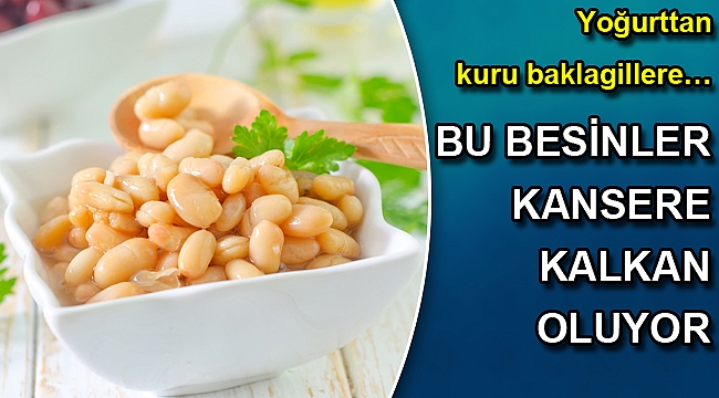 BU BESİNLER KALIN BAĞIRSAK KANSERİNE KALKAN OLUYOR