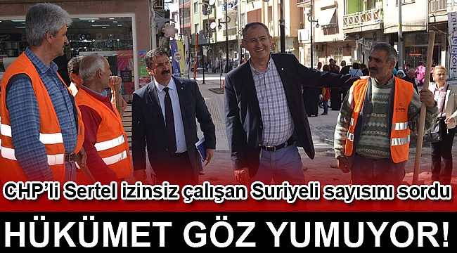 Sertel: Hükümet çalışma izni olmayana göz yumuyor ardından esnafa ceza yağdırıyor