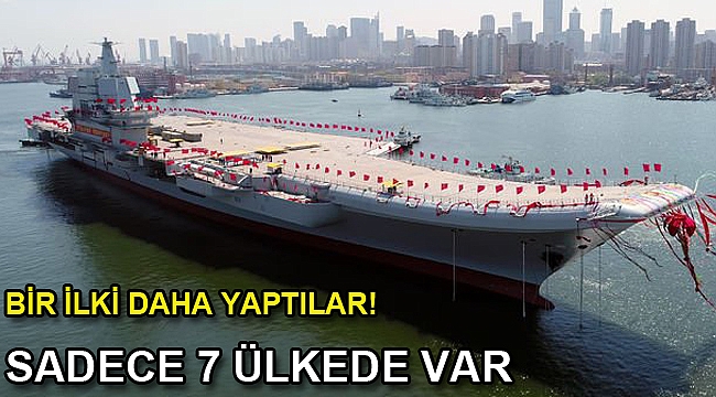 Çin’in ilk yerli uçak gemisi seyir testini tamamladı