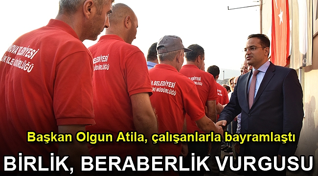 Birlik, beraberlik vurgusu