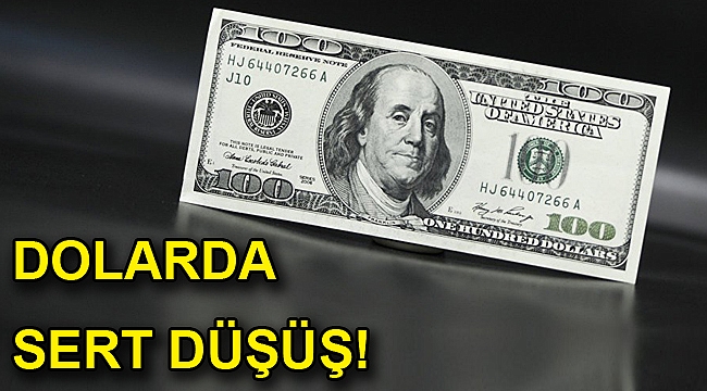 Dolarda sert düşüş!
