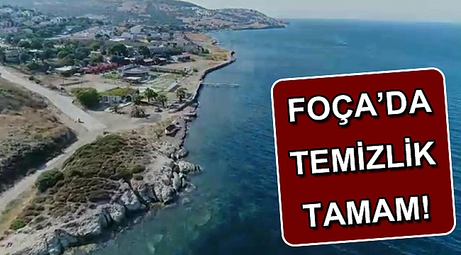Foça'da petrolün karanlığından suyun berraklığına
