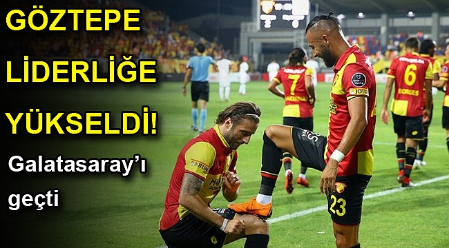 Göztepe zirvede