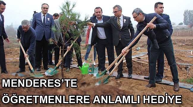 Menderes’te Öğretmenlere Anlamlı Hediye