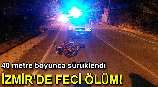 Motosiklet sürücüsü yaşamanı yitirdi