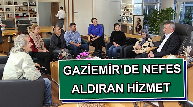 Gaziemir’de nefes aldıran hizmet