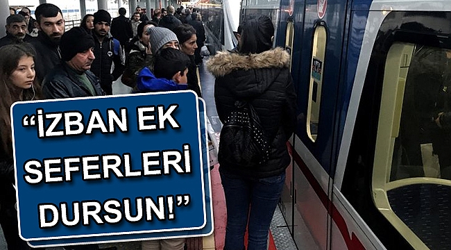 İZBAN'daki ek seferlerin durdurulması için mahkemeye başvurdular