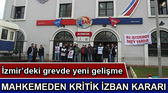 Mahkemeden kritik İZBAN kararı