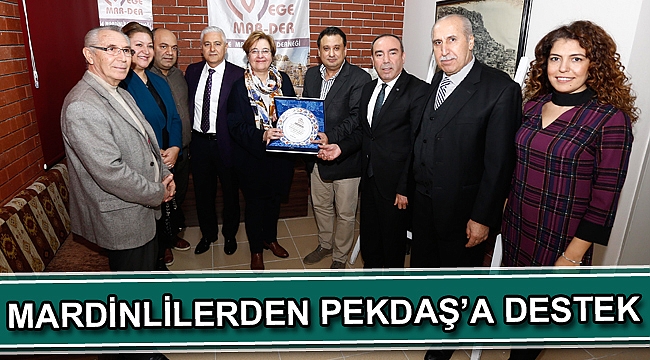 Mardinlilerden Pekdaş’a destek