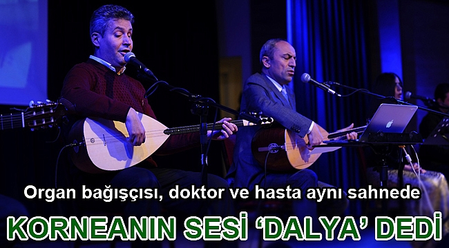 Organ bağışçısı, doktor ve hasta aynı sahnede